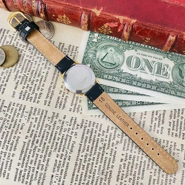 Leonidas Watch Smoseco Triple Calendar Manual 1950's Men's Women's Vintage