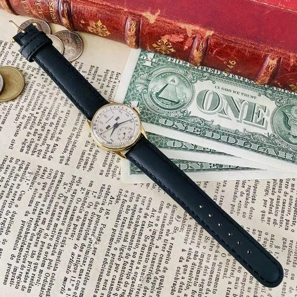 Leonidas Watch Smoseco Triple Calendar Manual 1950's Men's Women's Vintage