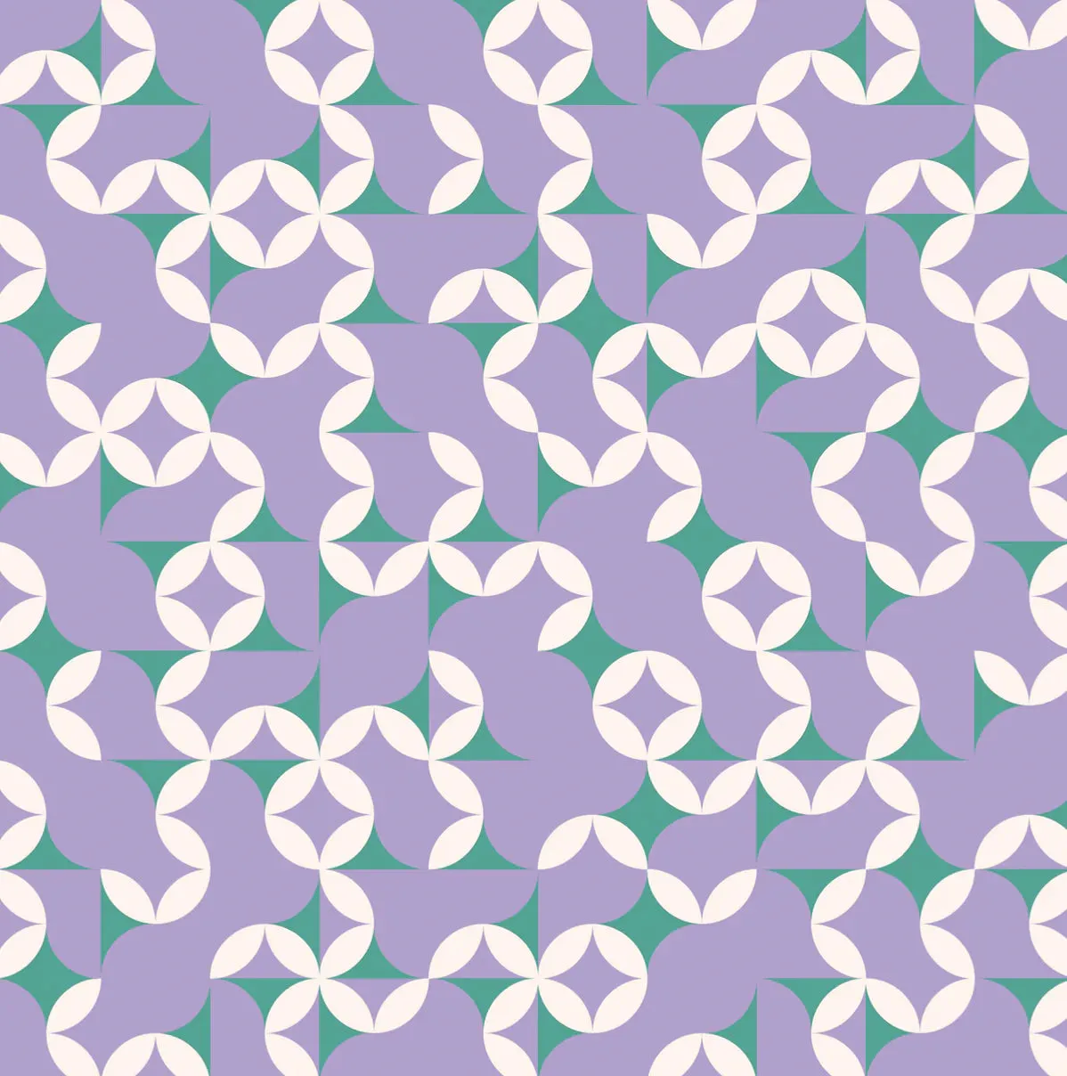 LOUVELLE - RIVA Hair Towel Wrap - Lavender Geo