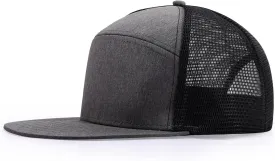 Men Flat Brim Baseball Cap Adjustable Performance Snapback Hat Laser Perforated Breathable Mesh Sport Cap