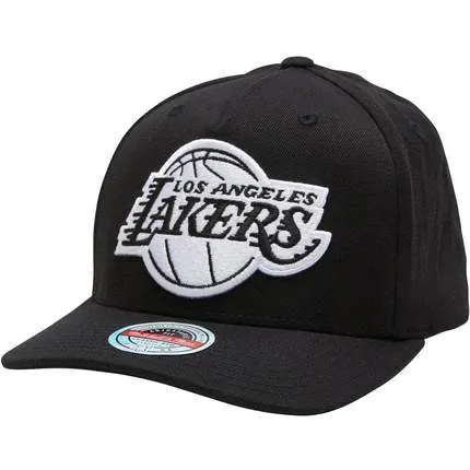 MITCHELL & NESS REDLINE SNAPBACK LOS ANGELES LAKERS - BLACK / WHITE