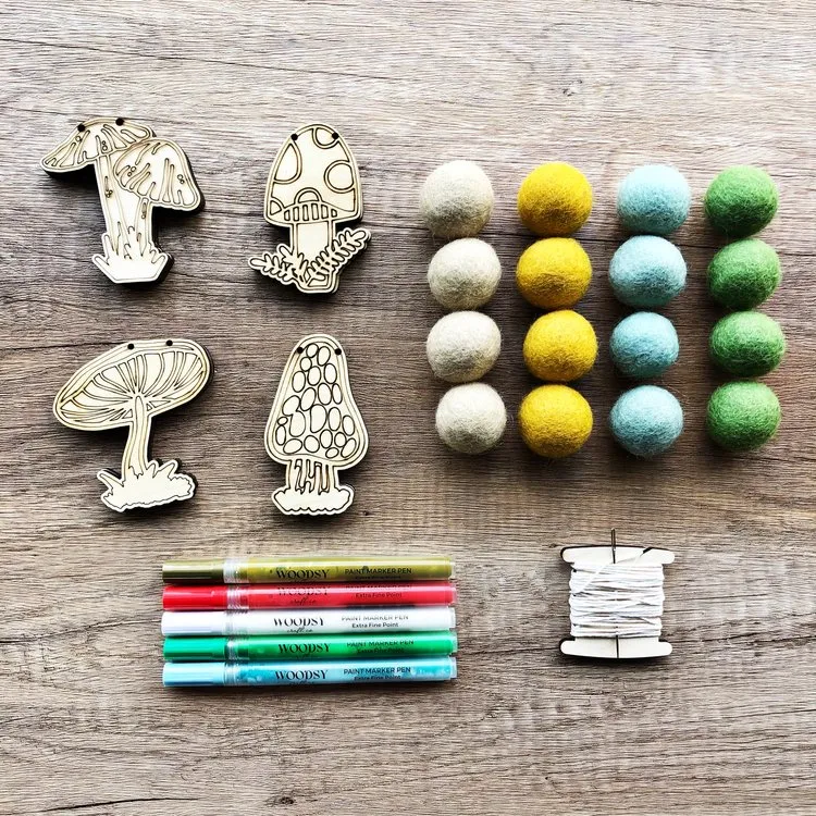 Mushroom Garland Kit
