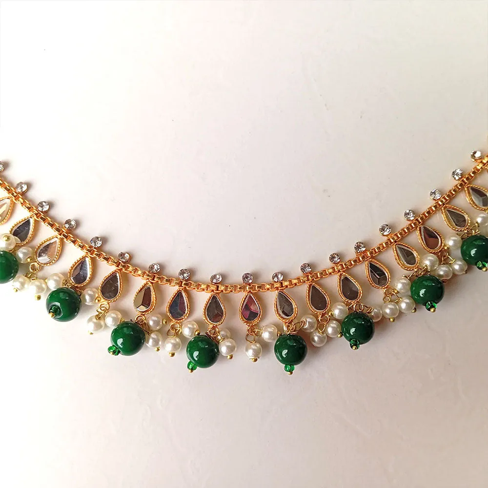 Neelum Necklace (Dark Green)