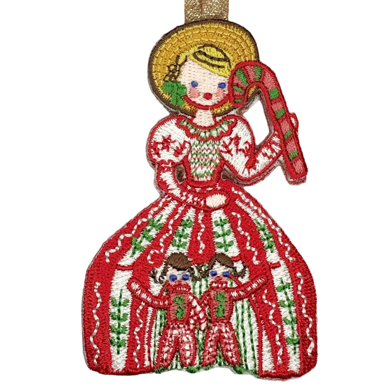 Nutcracker Embroidered Ornaments