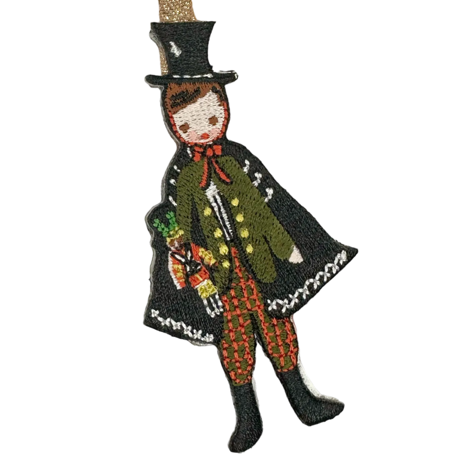 Nutcracker Embroidered Ornaments