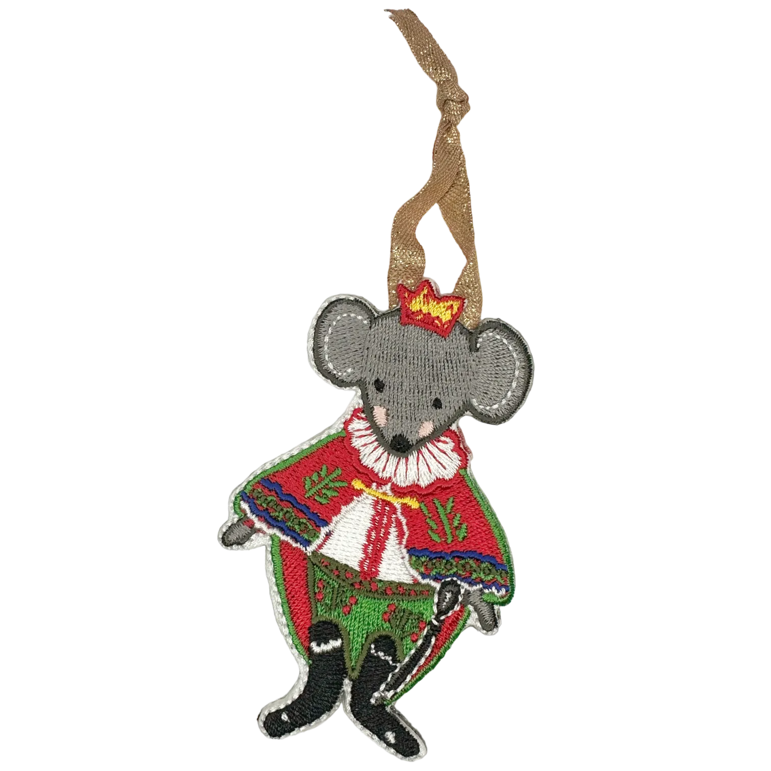 Nutcracker Embroidered Ornaments