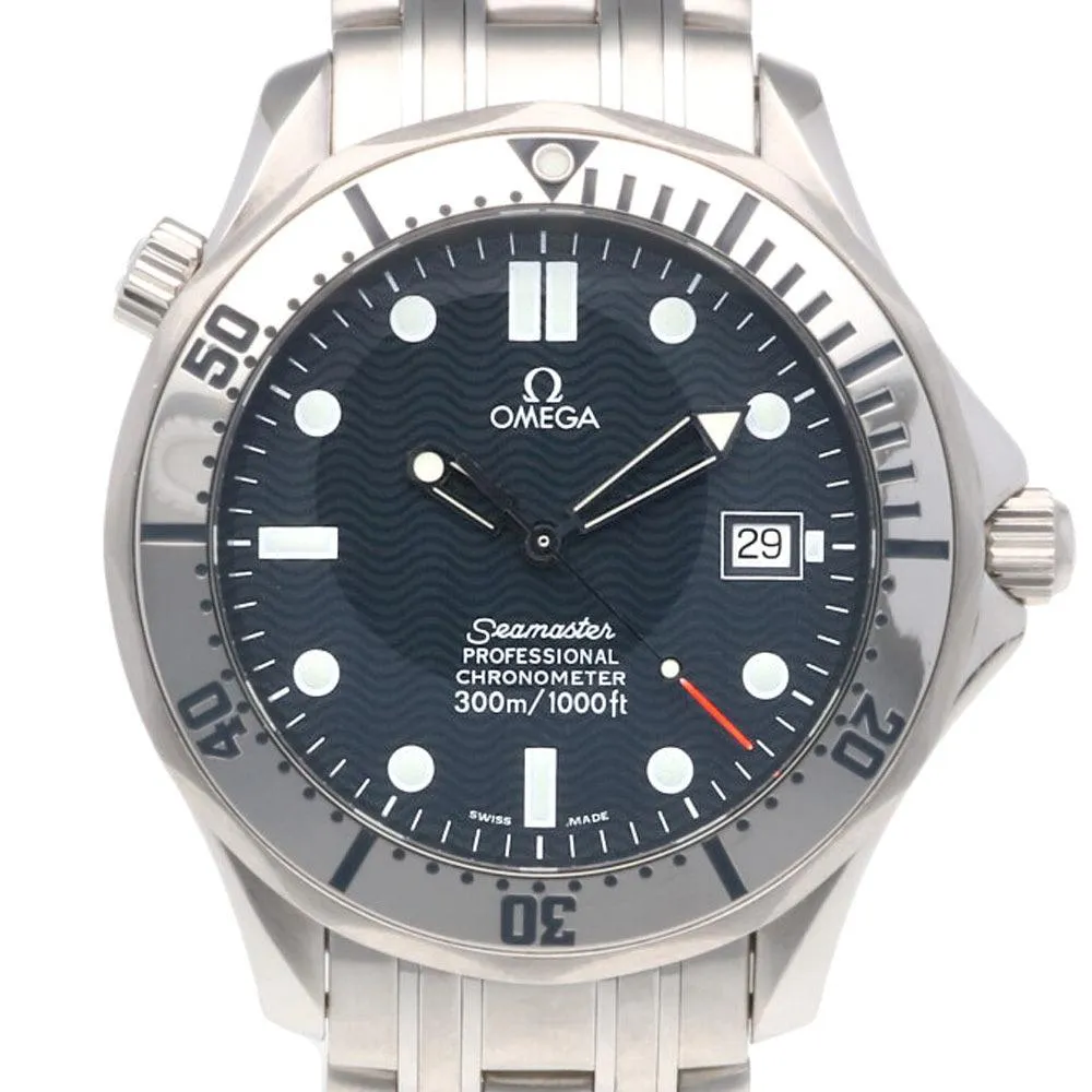 Omega Seamaster Professional Watch Stainless Steel Men's Used Good Condition