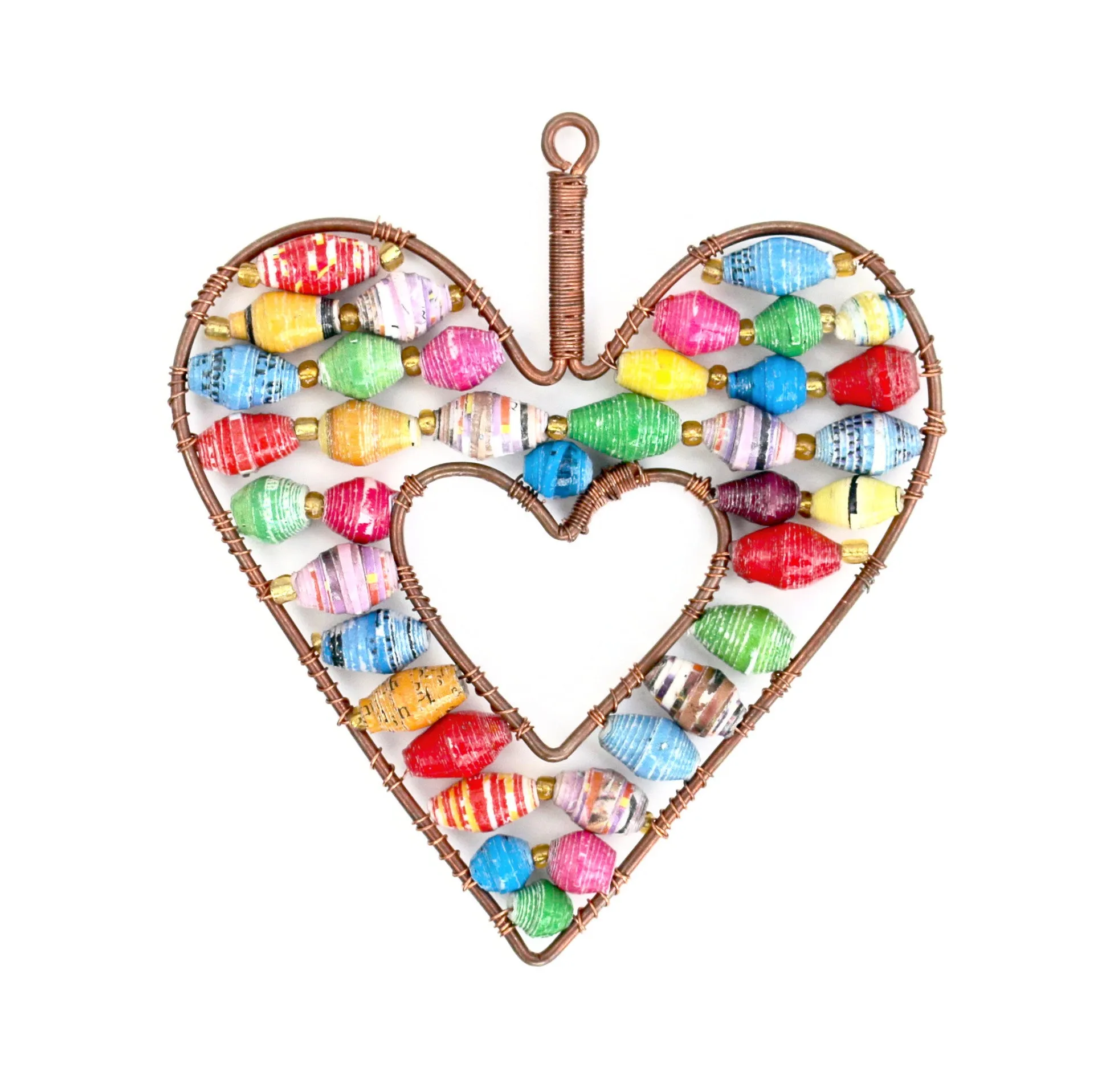Paper Bead Ornament - Large