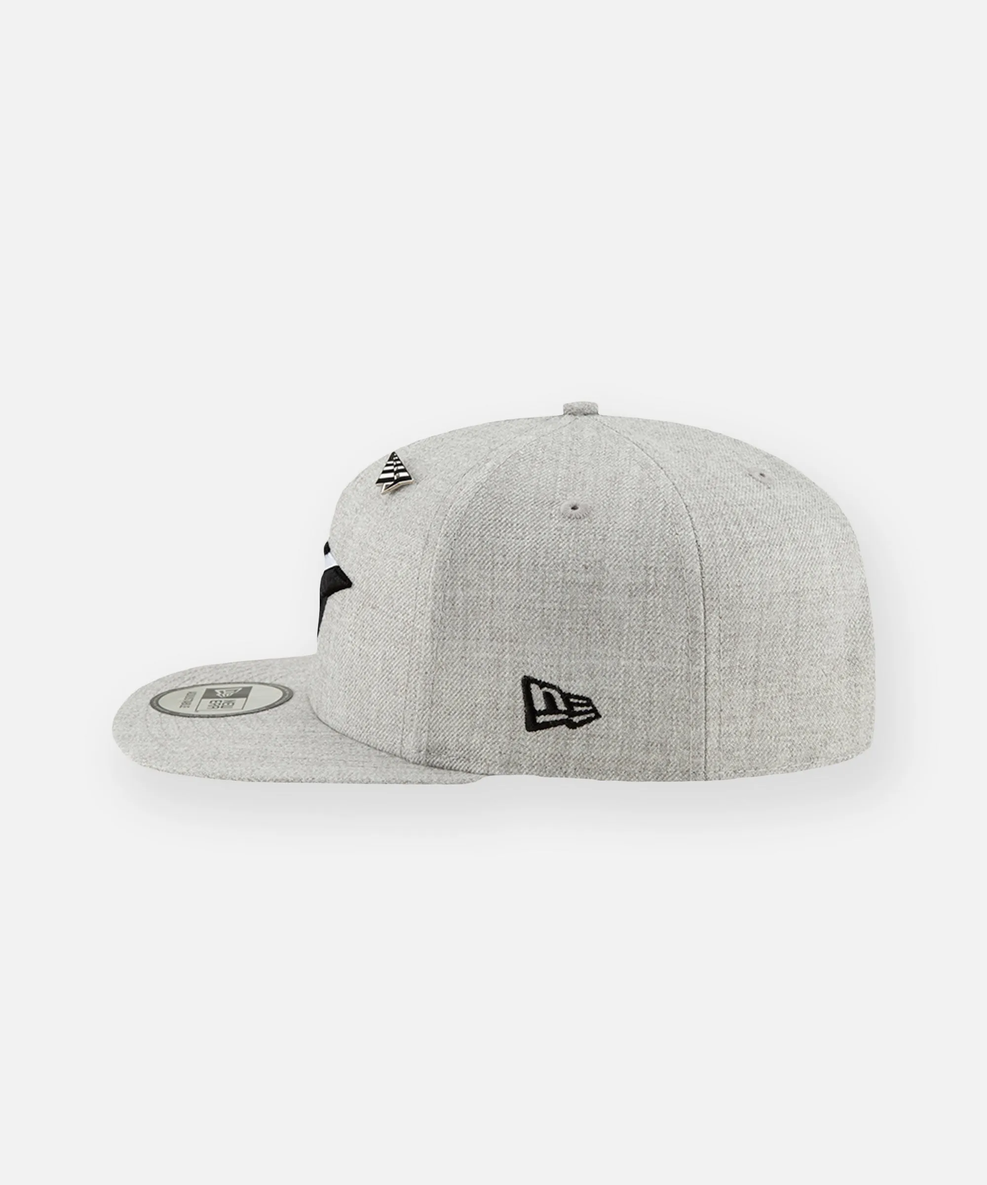 Paper Planes - Crown Old School Snapback Hat - Heather Grey