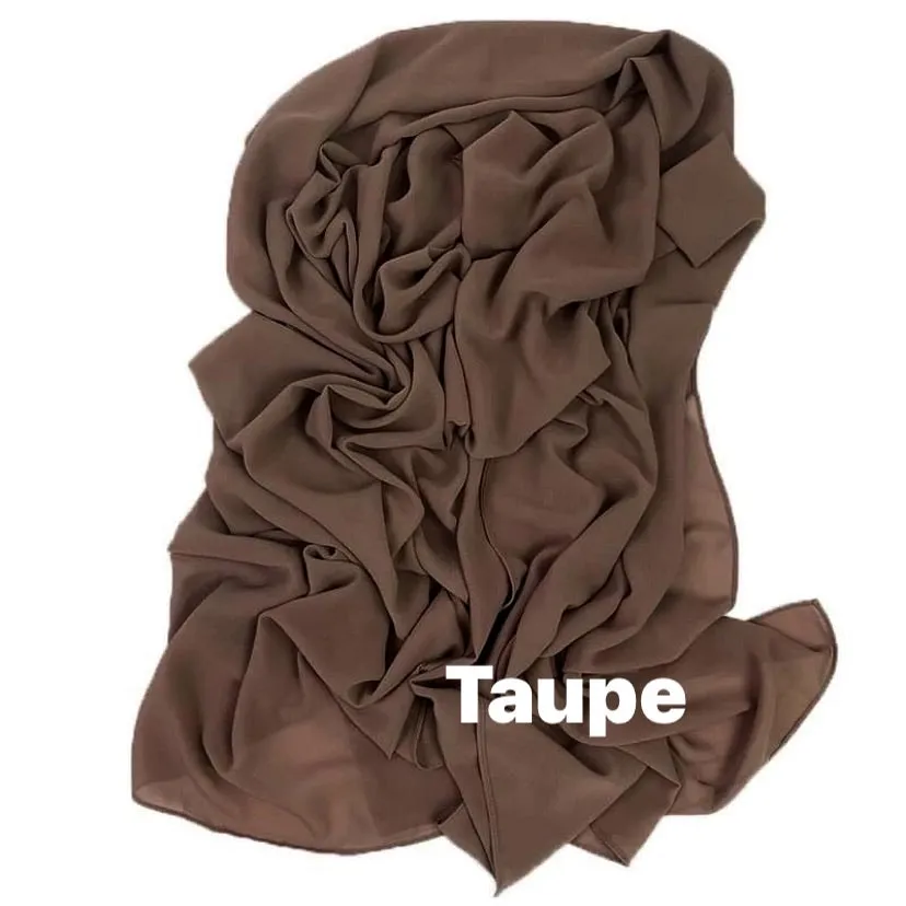 Premium Solid Chiffon Shawls