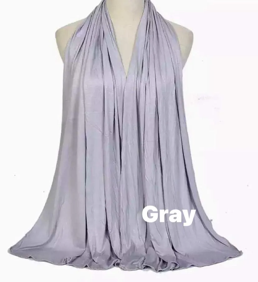 Premium Solid Jersey Shawls
