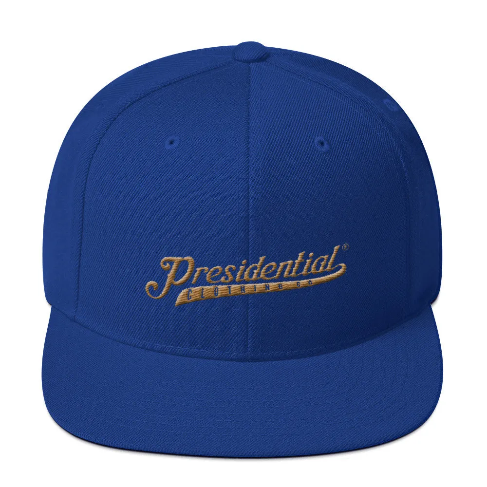 Presidential® Clothing Co P On Back | Snapback Hat