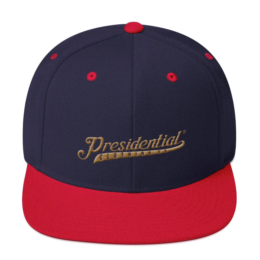 Presidential® Clothing Co P On Back | Snapback Hat