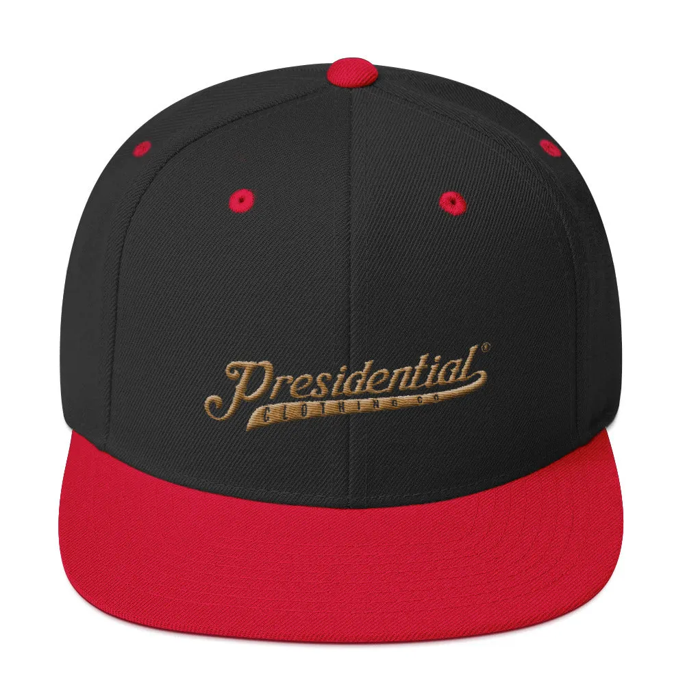 Presidential® Clothing Co P On Back | Snapback Hat