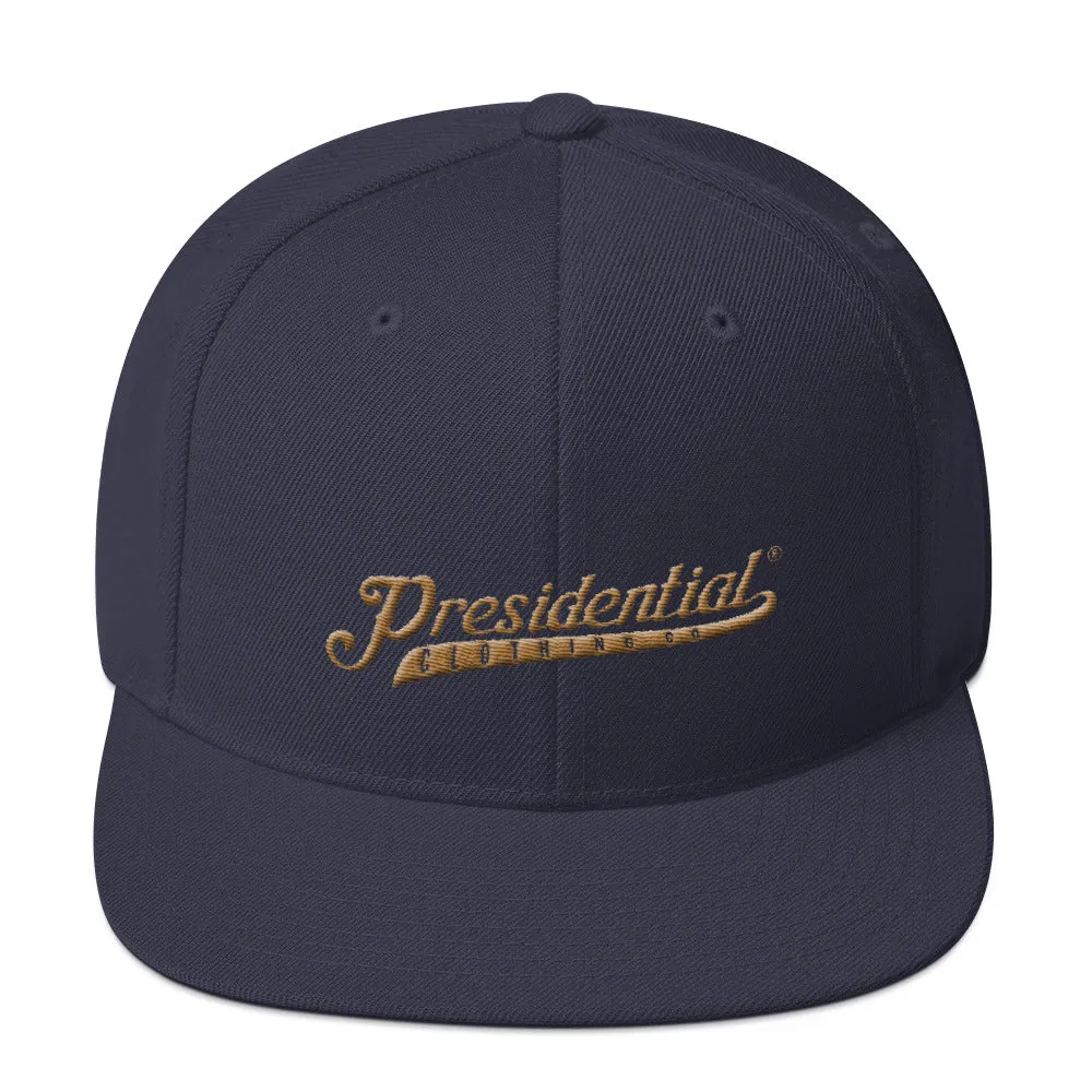 Presidential® Clothing Co P On Back | Snapback Hat