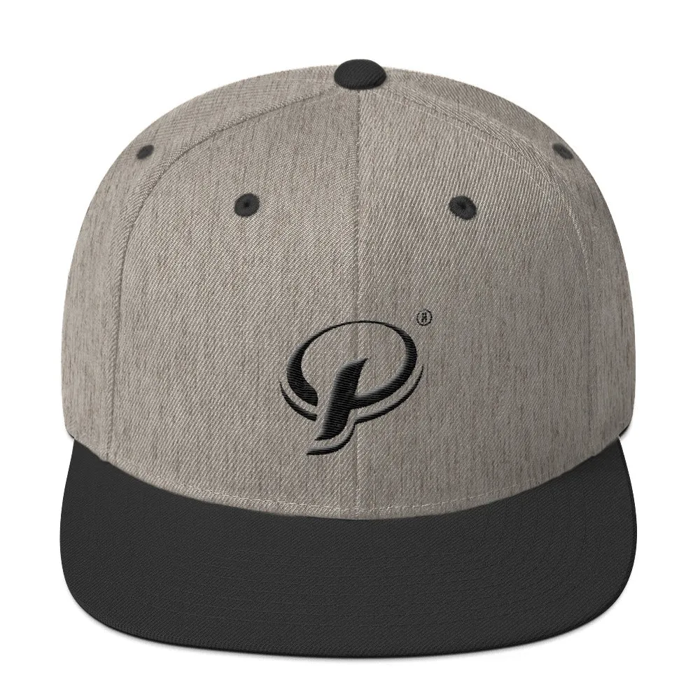 Presidential P LOGO Black Snapback Hat