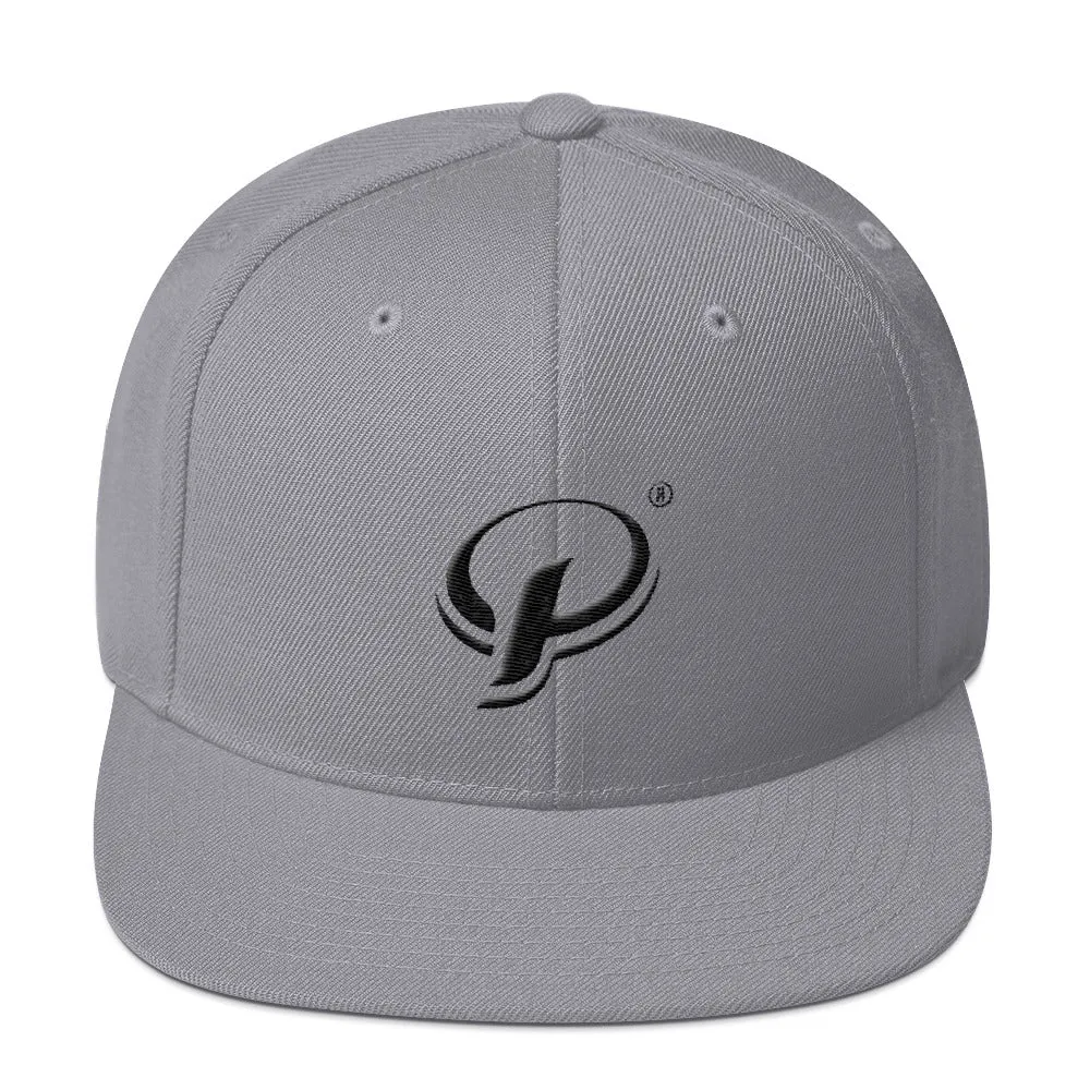 Presidential P LOGO Black Snapback Hat