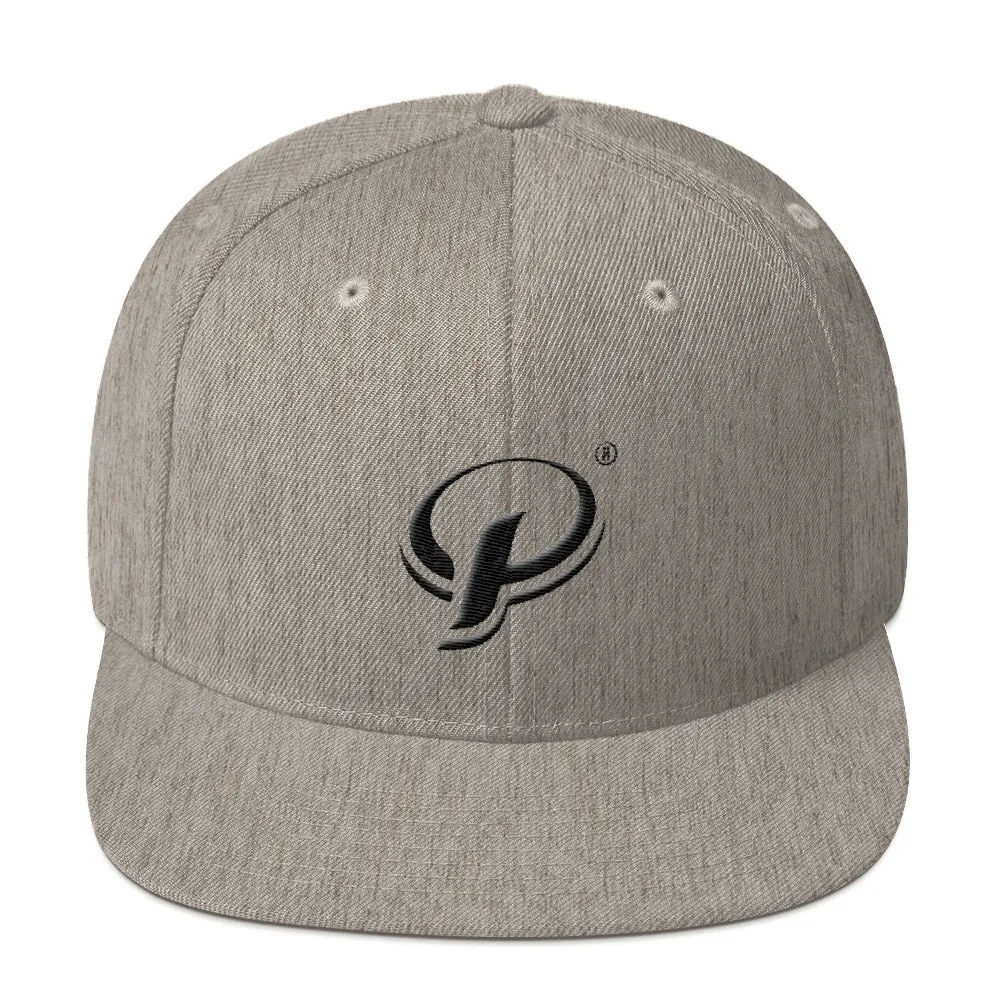 Presidential P LOGO Black Snapback Hat