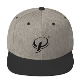 Presidential P LOGO Black Snapback Hat