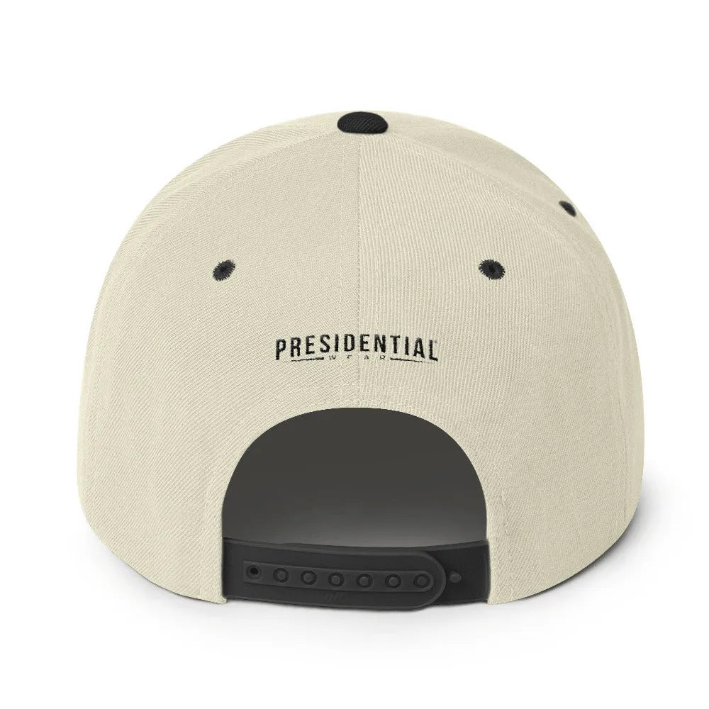 Presidential P LOGO Black Snapback Hat