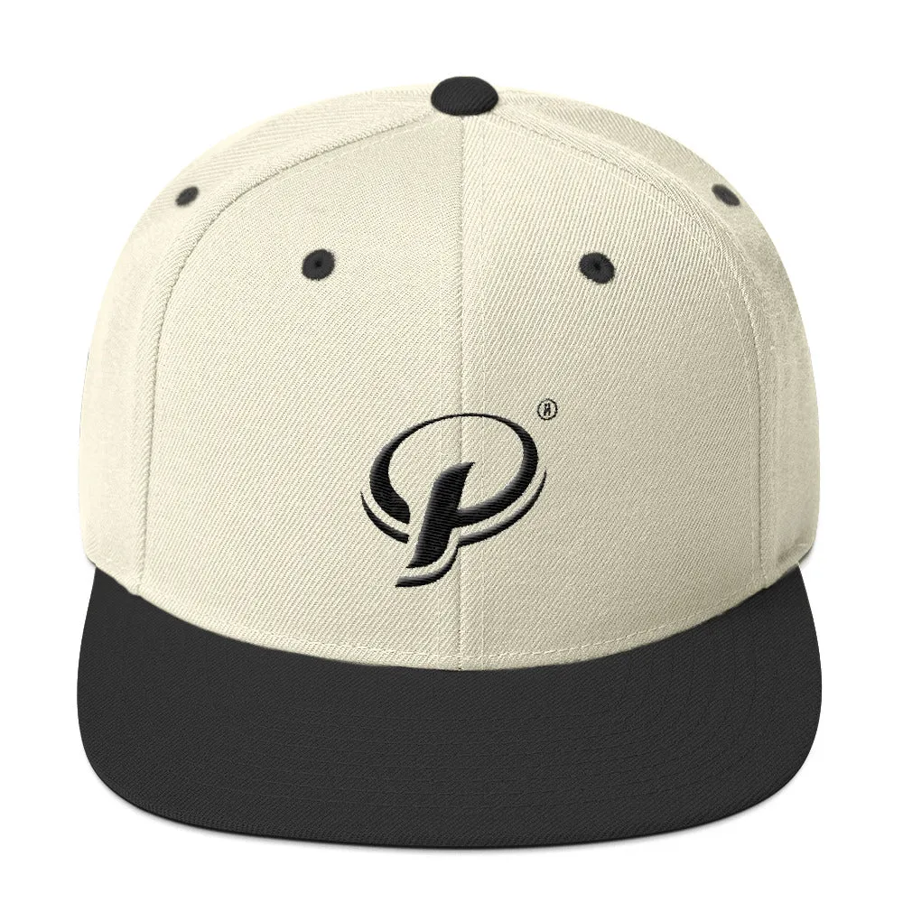 Presidential P LOGO Black Snapback Hat