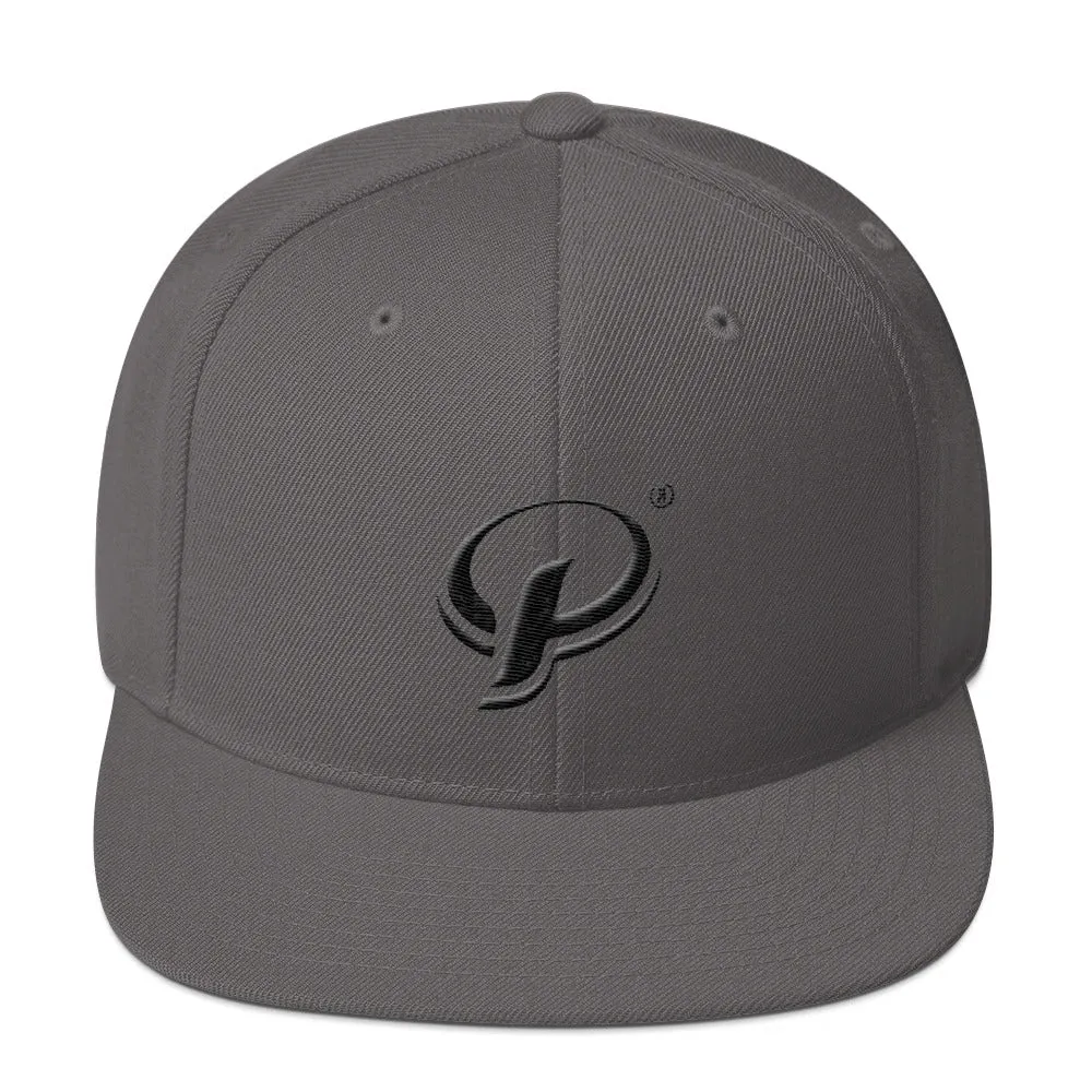 Presidential P LOGO Black Snapback Hat