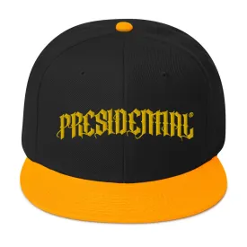 Presidential®  Snapback Hat Presidential Gold Logo