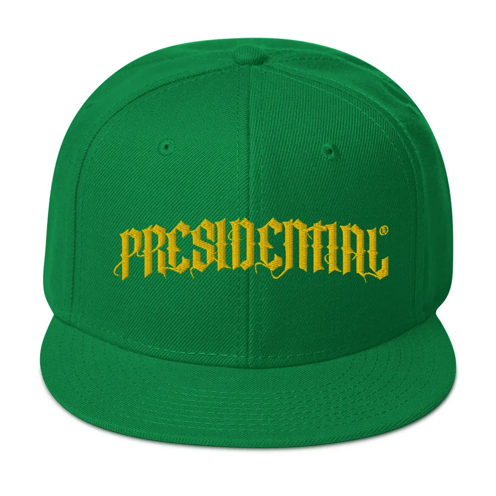 Presidential®  Snapback Hat Presidential Gold Logo