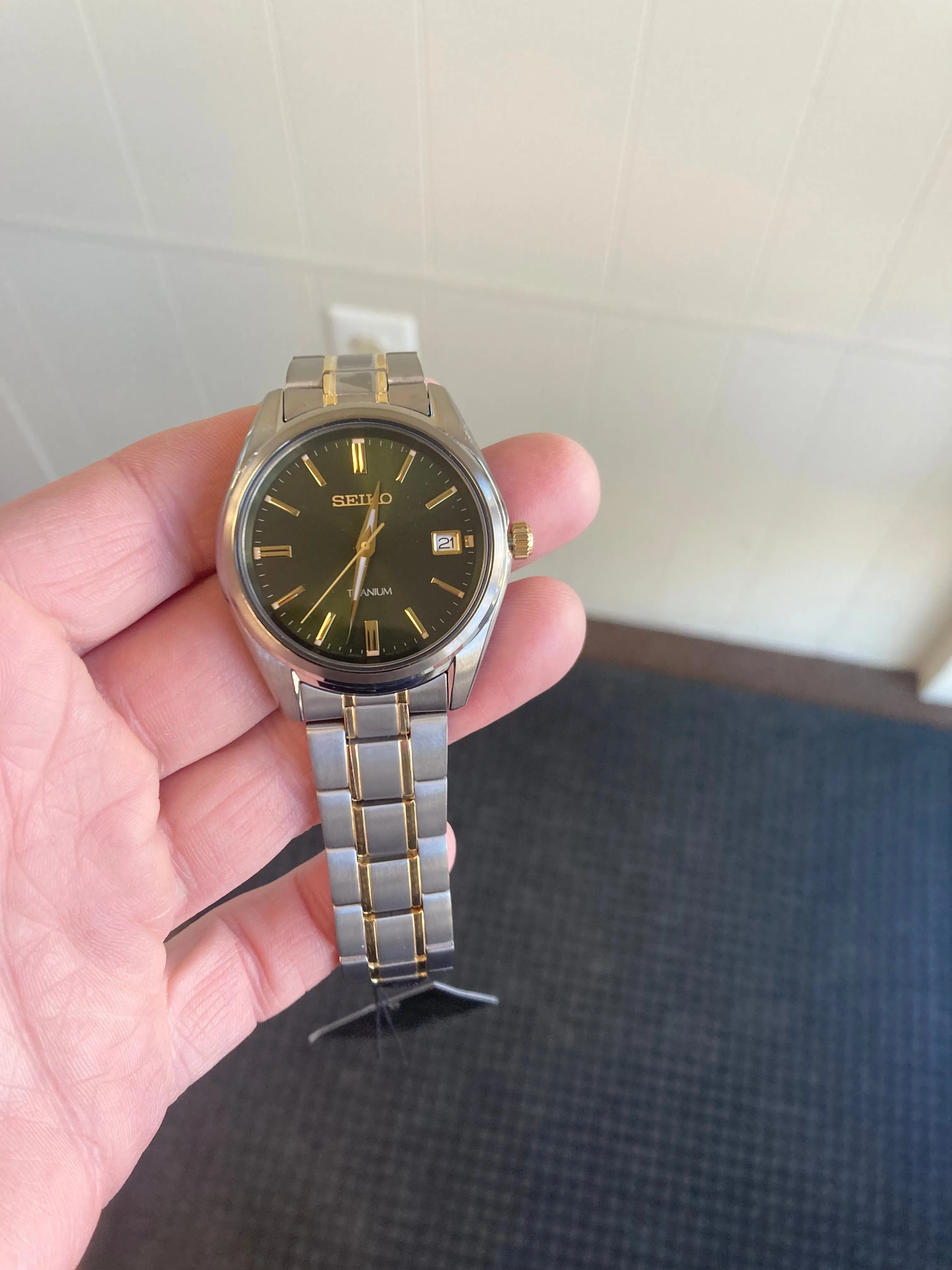 Seiko Men's Titanium Watch