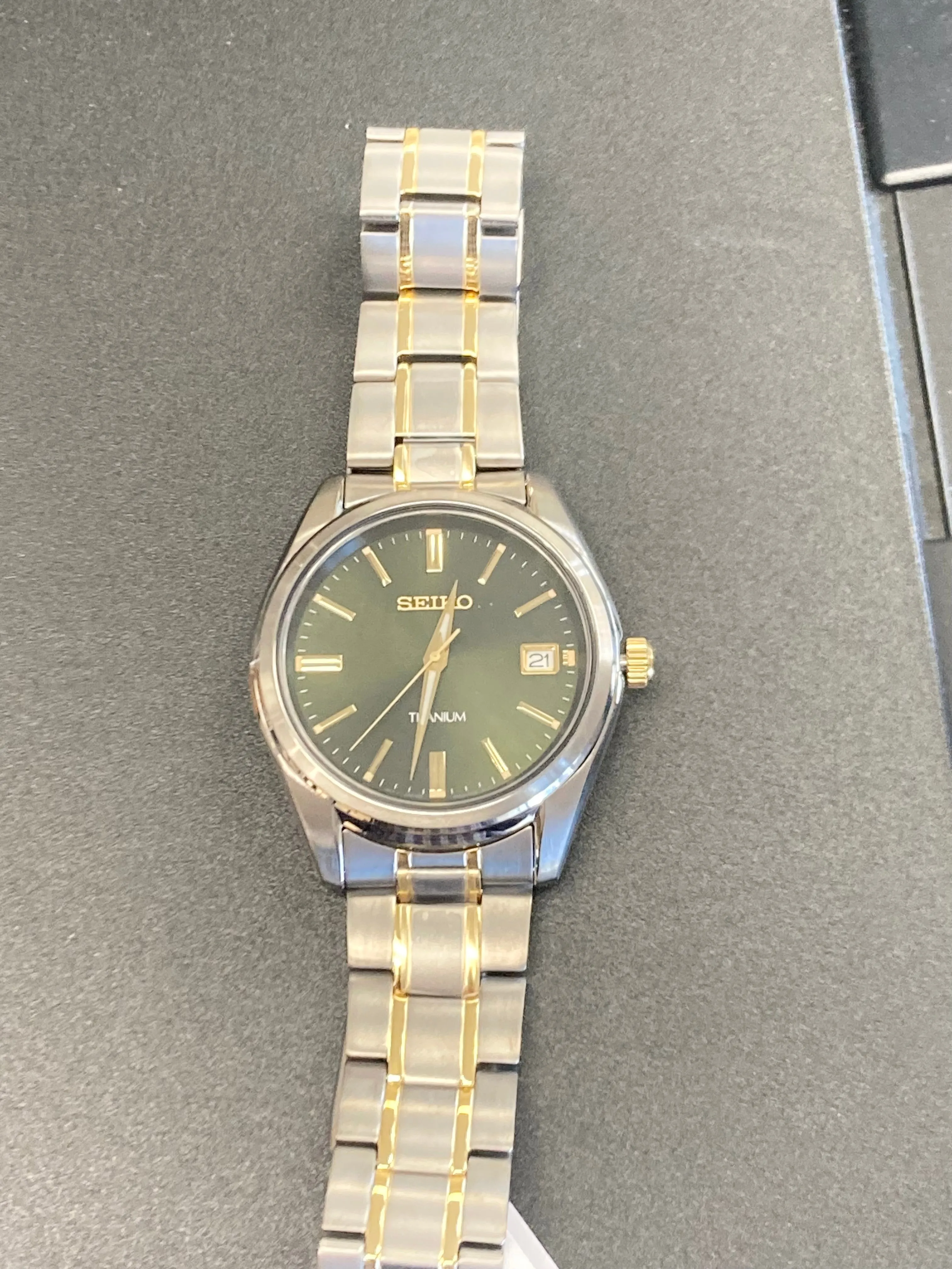 Seiko Men's Titanium Watch