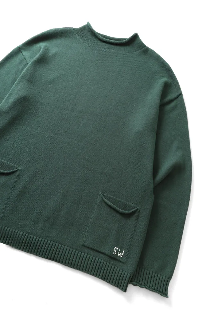 SERVICE WORKS MOCK SMOCK SWEATER