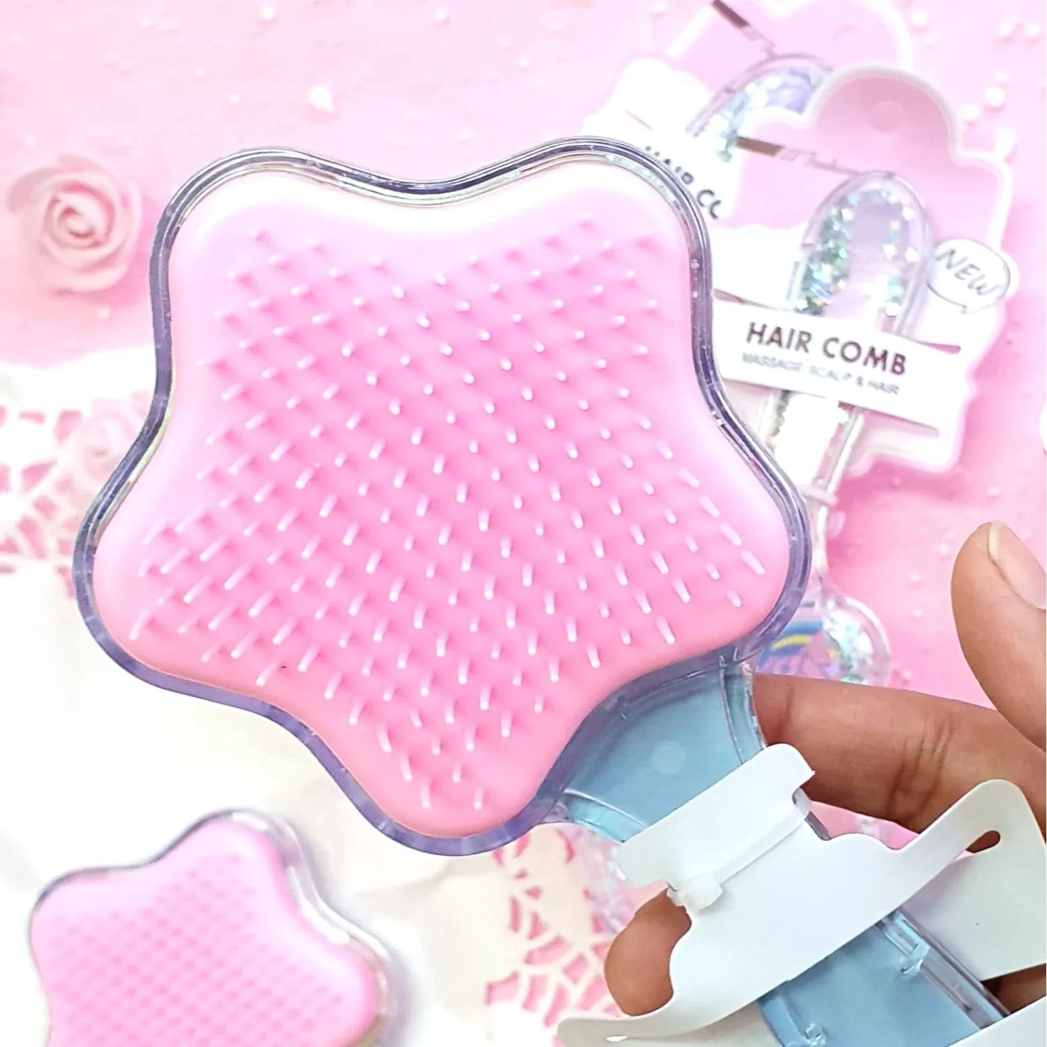 Shimmer Star Haircomb - Magical Unicorn
