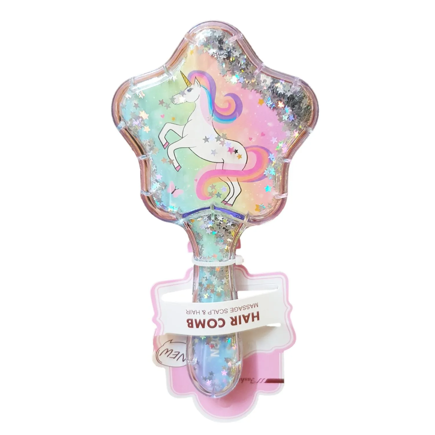 Shimmer Star Haircomb - Magical Unicorn