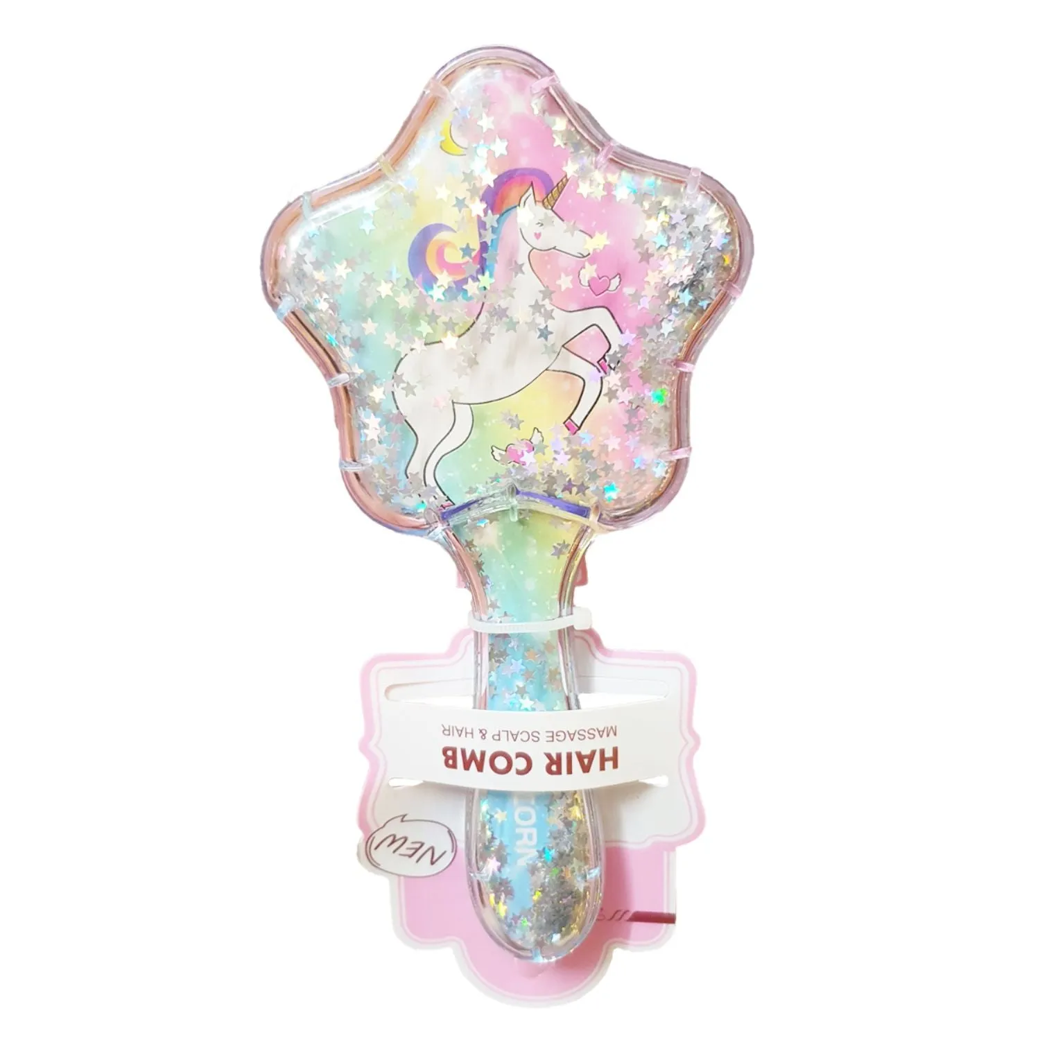Shimmer Star Haircomb - Magical Unicorn