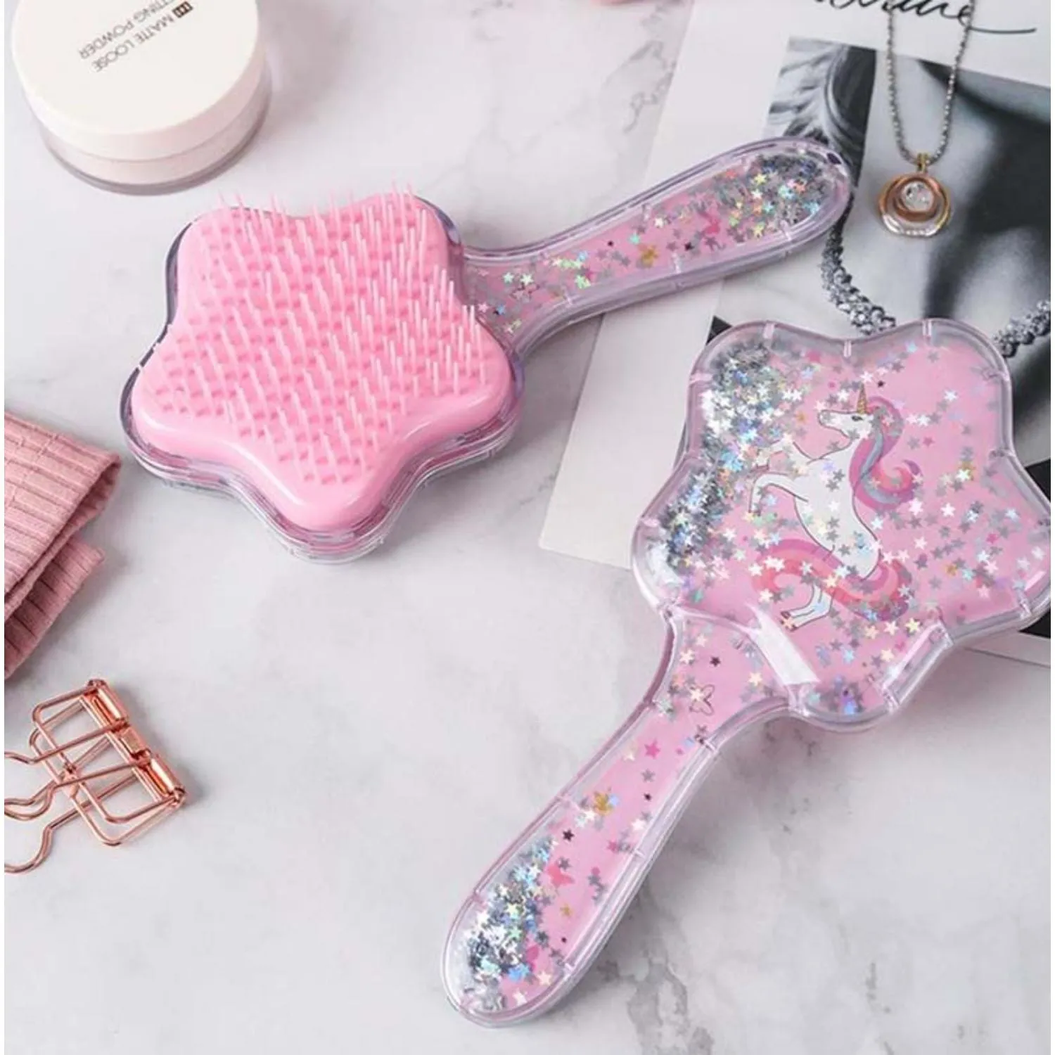 Shimmer Star Haircomb - Magical Unicorn