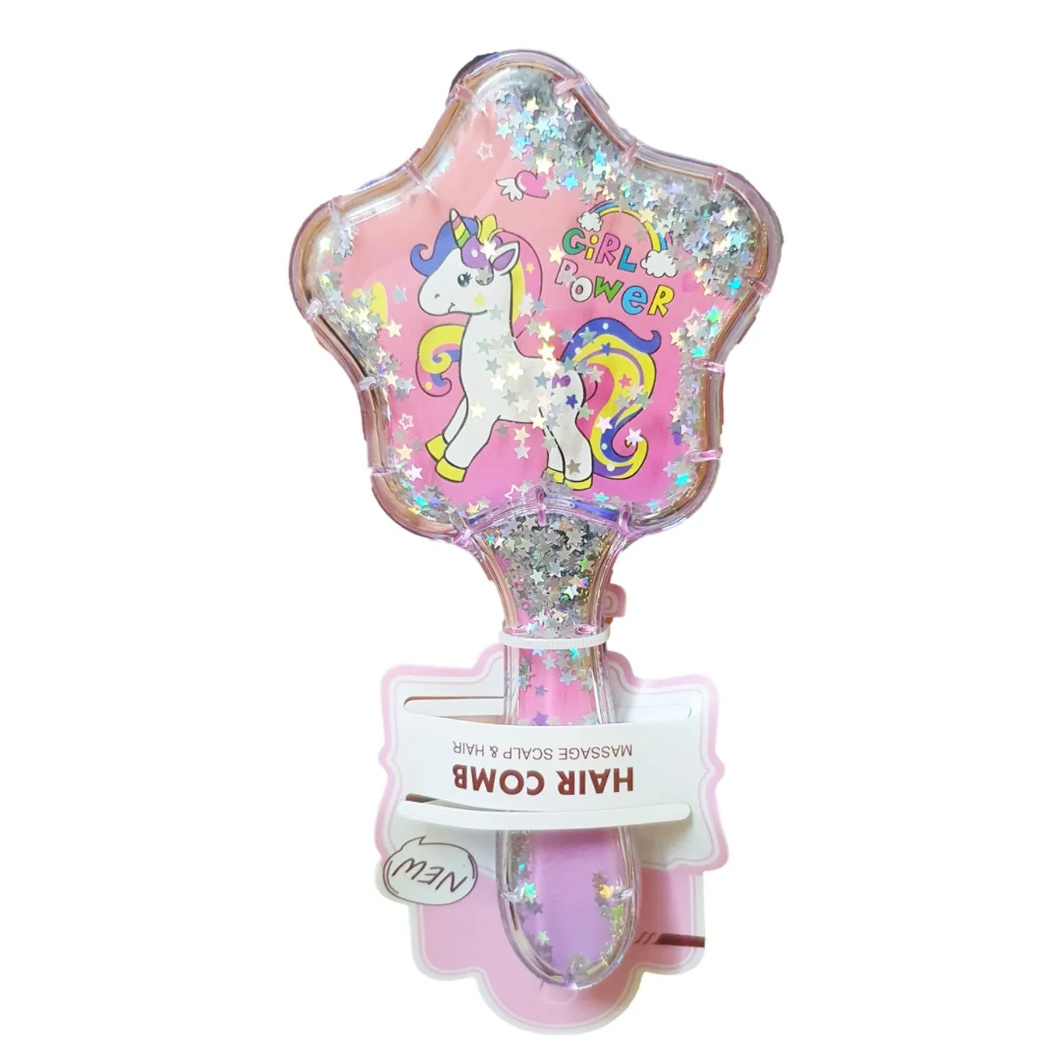 Shimmer Star Haircomb - Magical Unicorn