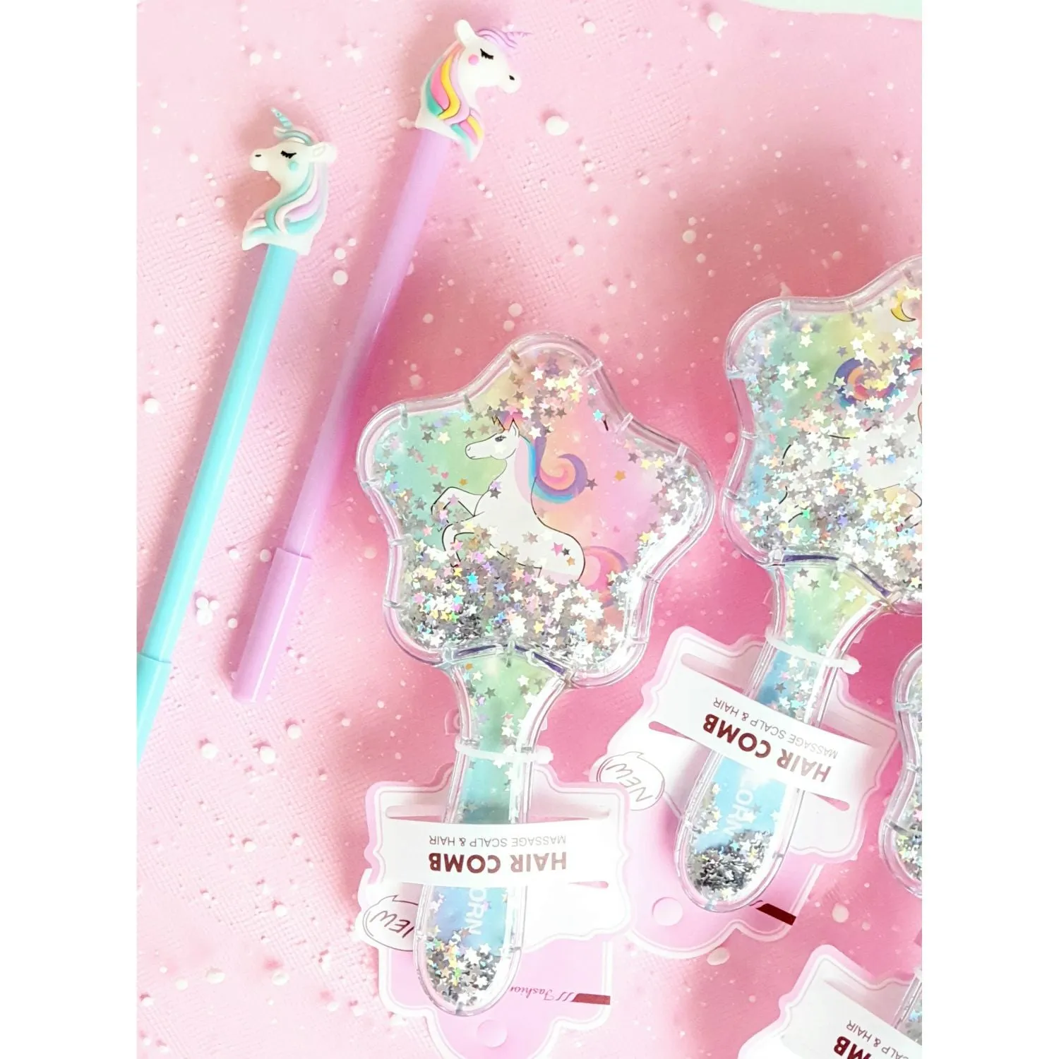 Shimmer Star Haircomb - Magical Unicorn