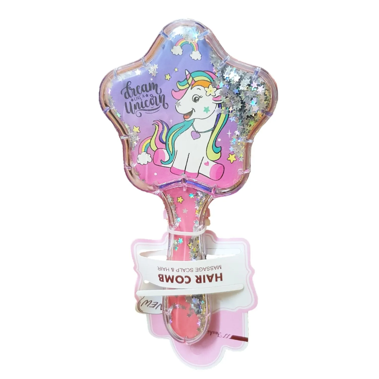 Shimmer Star Haircomb - Magical Unicorn