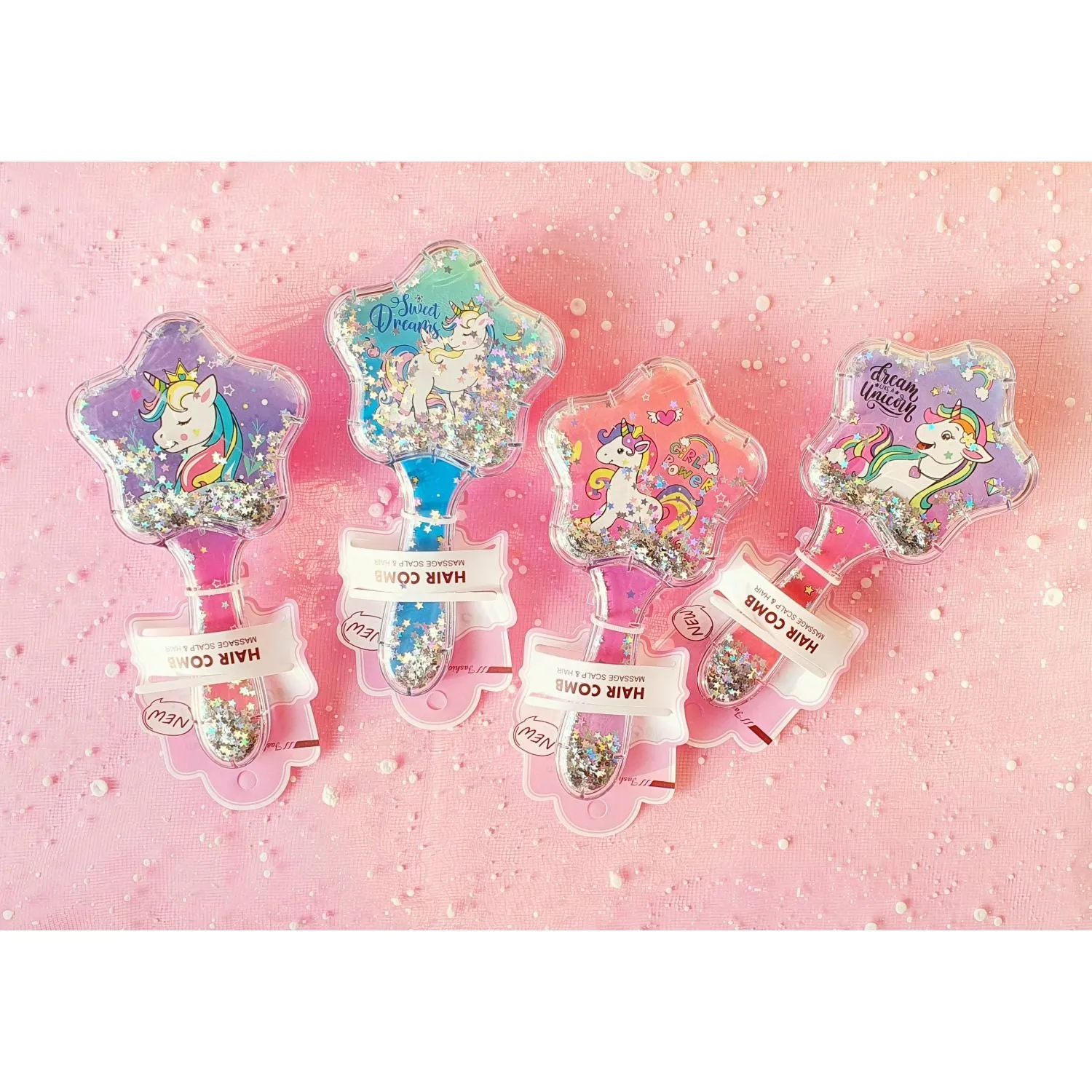 Shimmer Star Haircomb - Magical Unicorn