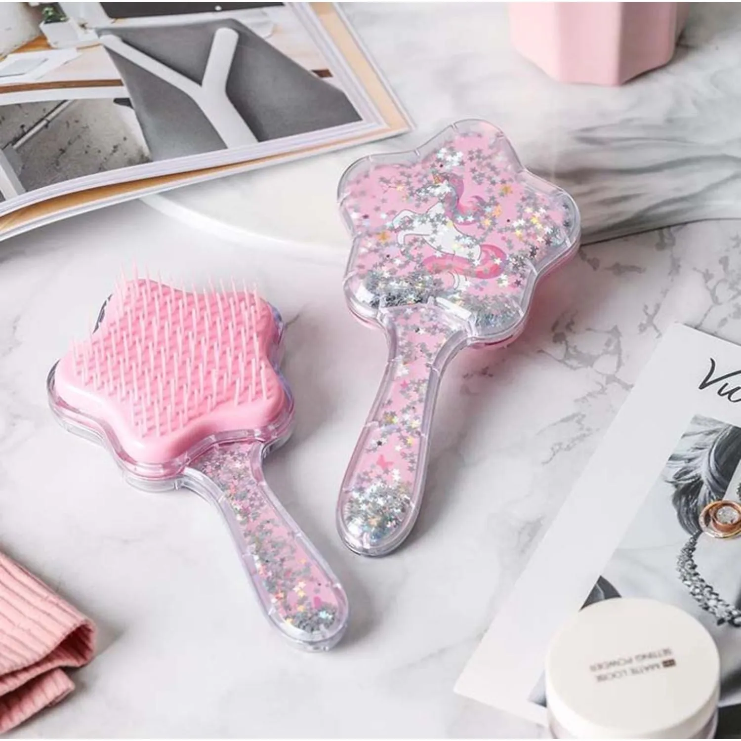 Shimmer Star Haircomb - Magical Unicorn