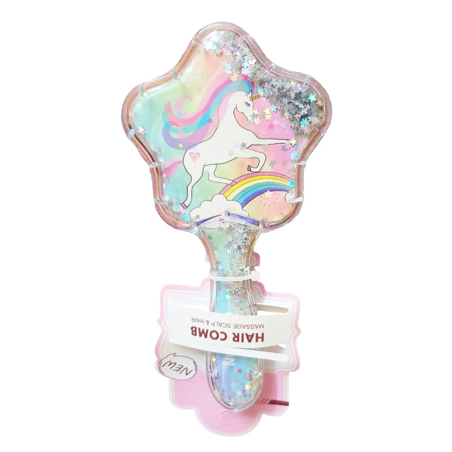 Shimmer Star Haircomb - Magical Unicorn
