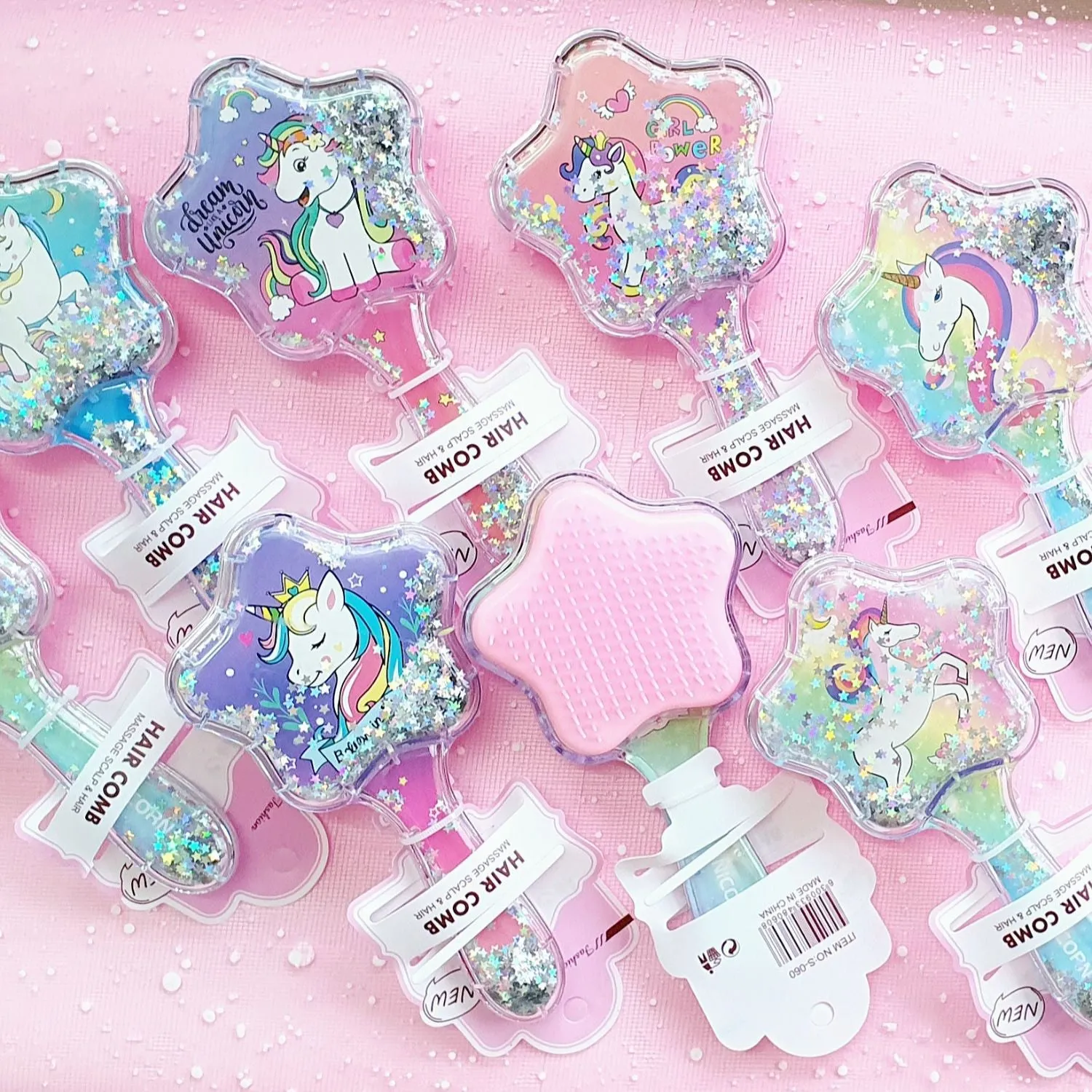 Shimmer Star Haircomb - Magical Unicorn