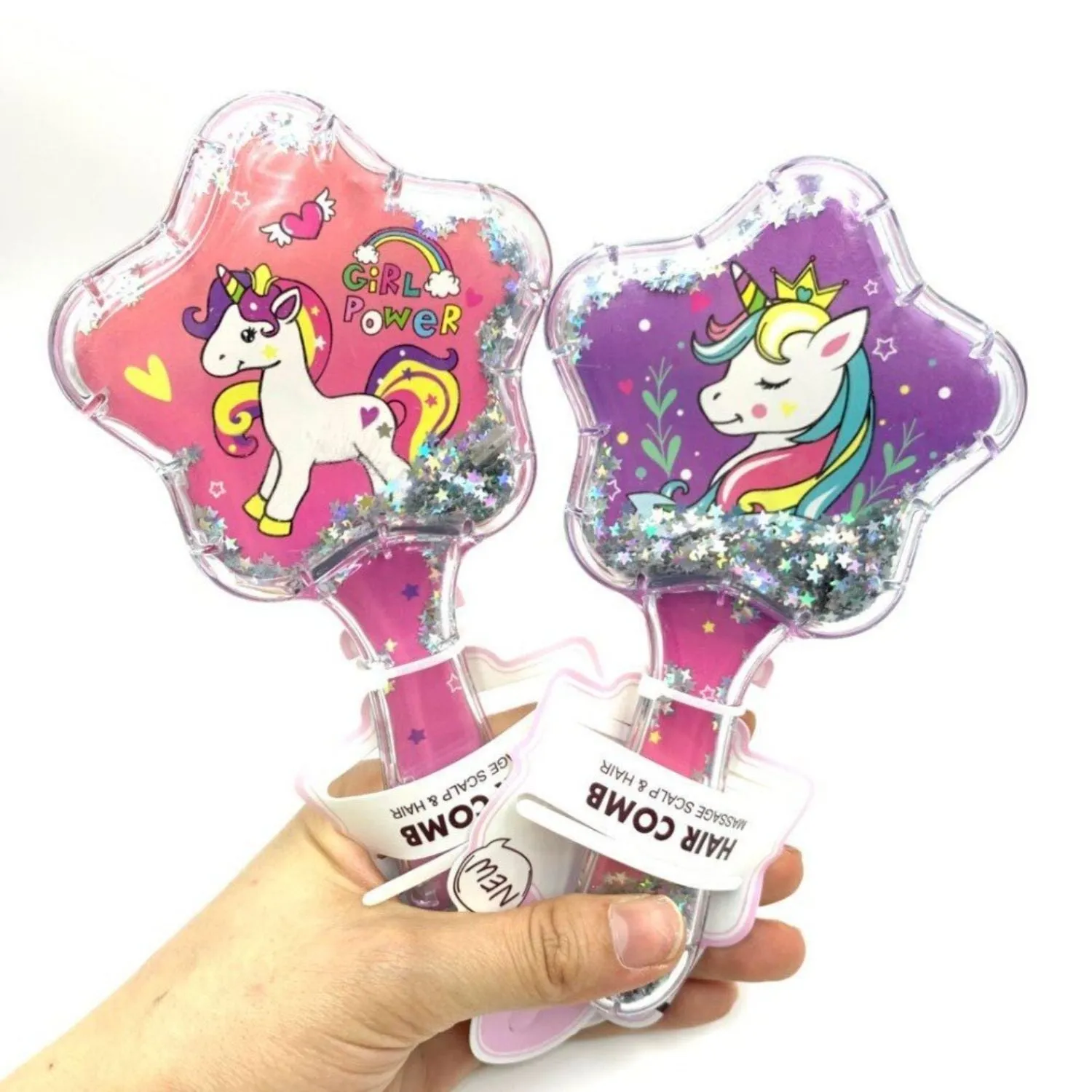 Shimmer Star Haircomb - Magical Unicorn