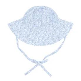 slate floral sun hat