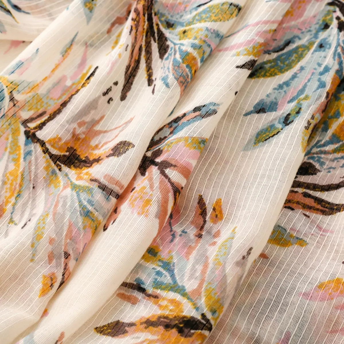 Soft Scarf for Women Girls Boho Large Lightweight Scarves Shawls Wraps for Four Seasons 70 x 35 inches