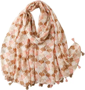 Soft Scarf for Women Girls Boho Large Lightweight Scarves Shawls Wraps for Four Seasons 70 x 35 inches