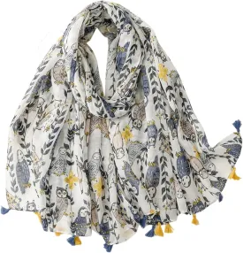 Soft Scarf for Women Girls Boho Large Lightweight Scarves Shawls Wraps for Four Seasons 70 x 35 inches