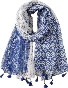 Soft Scarf for Women Girls Boho Large Lightweight Scarves Shawls Wraps for Four Seasons 70 x 35 inches