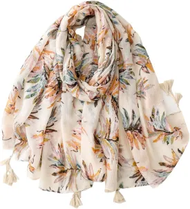 Soft Scarf for Women Girls Boho Large Lightweight Scarves Shawls Wraps for Four Seasons 70 x 35 inches