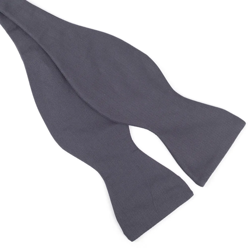 Sovereign Grade Black Barathea Bow Tie